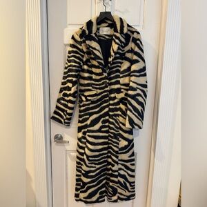 Chic Charlotte Simone Nora zebra coat